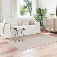 Area Rugs Rectangular FARO Cream Polyester