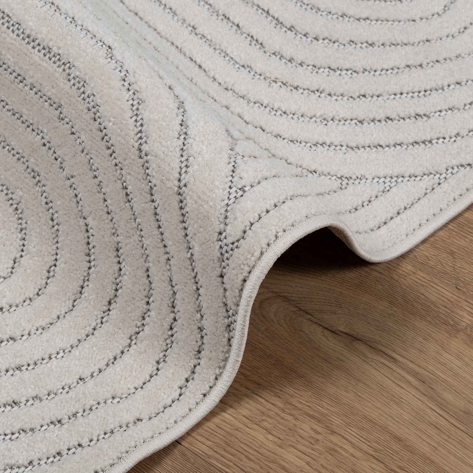 vidaXL Indoor and Outdoor Rug PALMERAS Cream 150 x 80 cm Polyester 6