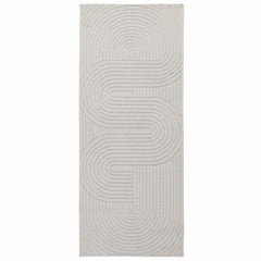 vidaXL Indoor and Outdoor Rug PALMERAS Cream 150 x 80 cm Polyester 2