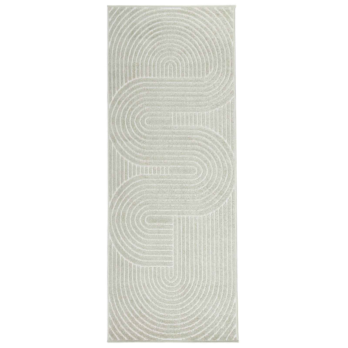 Indoor Outdoor Rug PALMERAS Polyester Zen sand Green