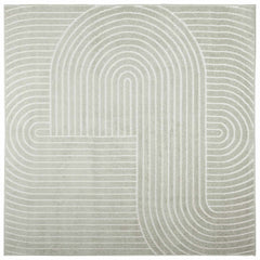 vidaXL Indoor and Outdoor Rug PALMERAS Green 120 x 120 cm Polyester 2