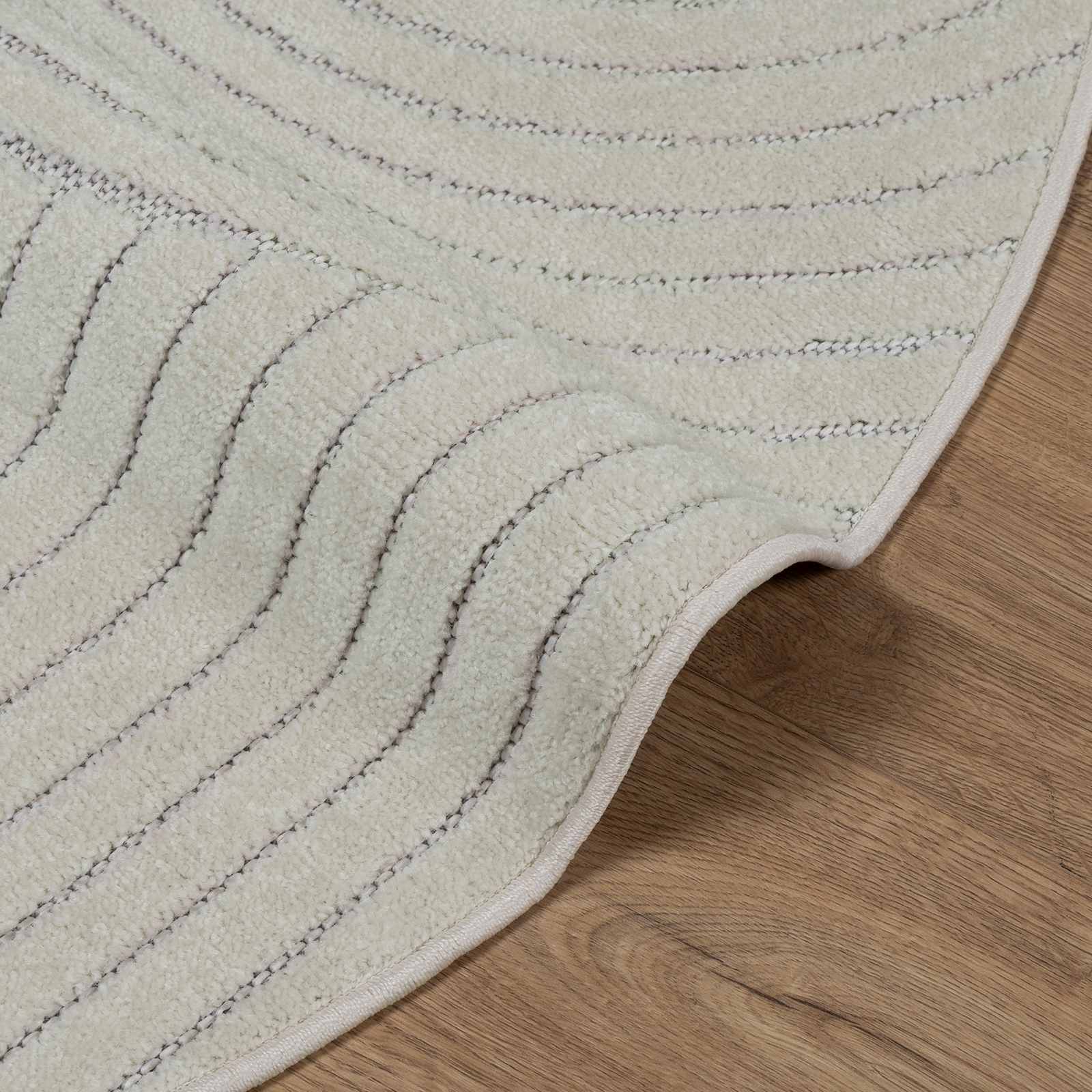 vidaXL Indoor and Outdoor Rug PALMERAS Green Ø 120 CM Polyester 6