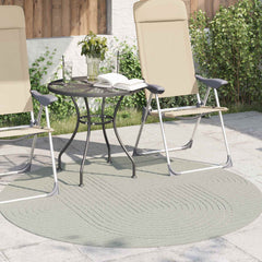 vidaXL Indoor and Outdoor Rug PALMERAS Green Ø 160 CM Polyester 3