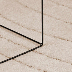 vidaXL Indoor and Outdoor Rug PALMERAS Beige 120 x 120 cm Polyester 5