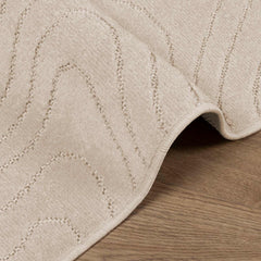 vidaXL Indoor and Outdoor Rug PALMERAS Beige 120 x 120 cm Polyester 6