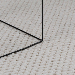 vidaXL Indoor Rug LUGO Cream 150 x 80 cm Polyester 6
