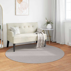 vidaXL Indoor Rug LUGO Cream Ø 160 CM Polyester 1