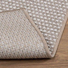 vidaXL Indoor Rug LUGO Cream and Taupe 80 x 150 cm Polyester 4
