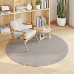 vidaXL Indoor Rug LUGO Taupe Ø 160 CM Polyester 3