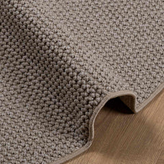 vidaXL Indoor Rug LUGO Cream and Taupe Ø 160 CM Polyester 6