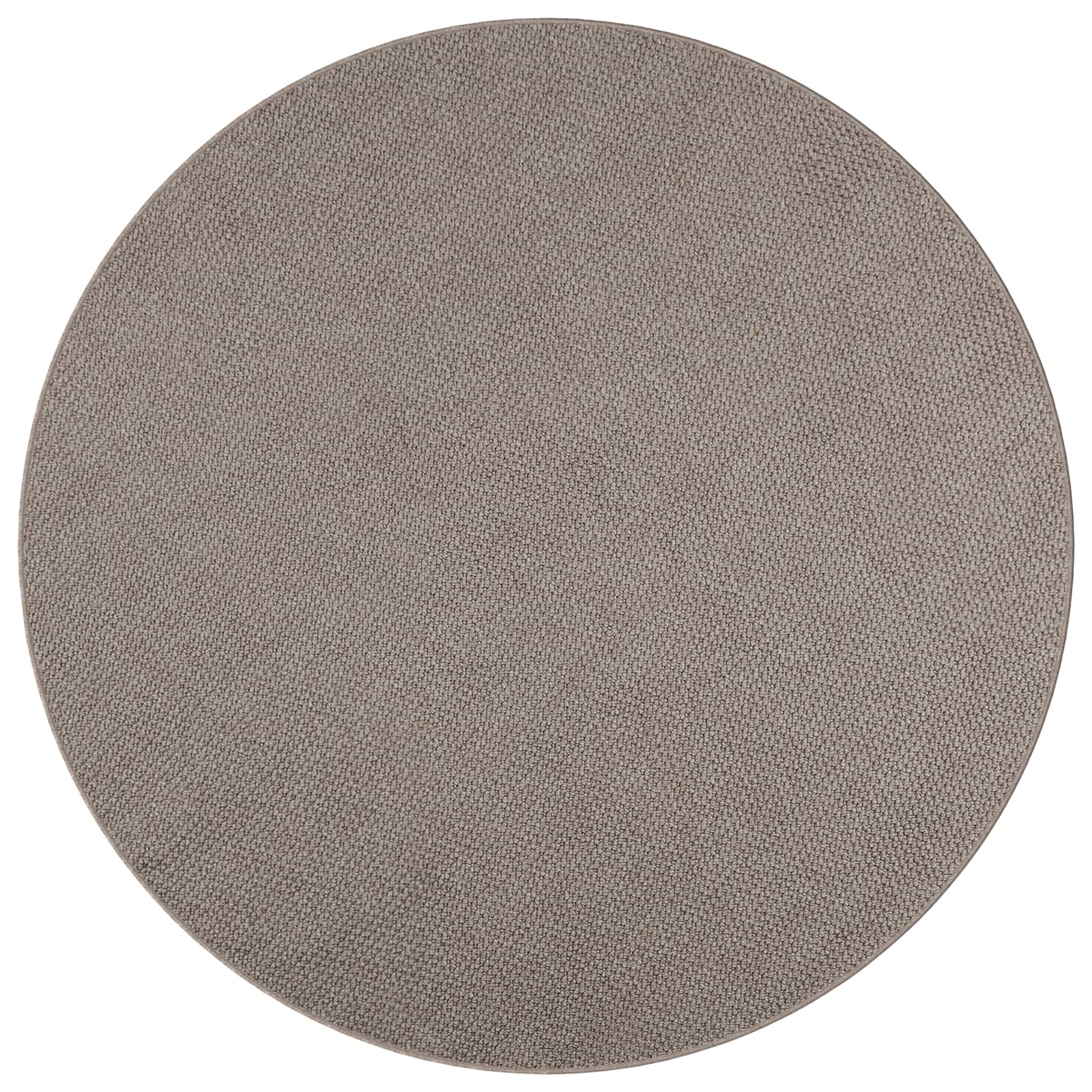 vidaXL Indoor Rug LUGO Cream and Taupe Ø 160 CM Polyester 2
