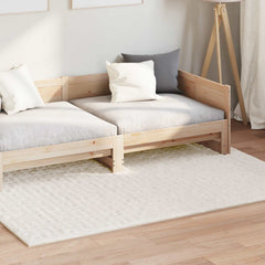 vidaXL Area Rugs Rectangular SIROLO Cream 200 x 140 cm Polyester 3