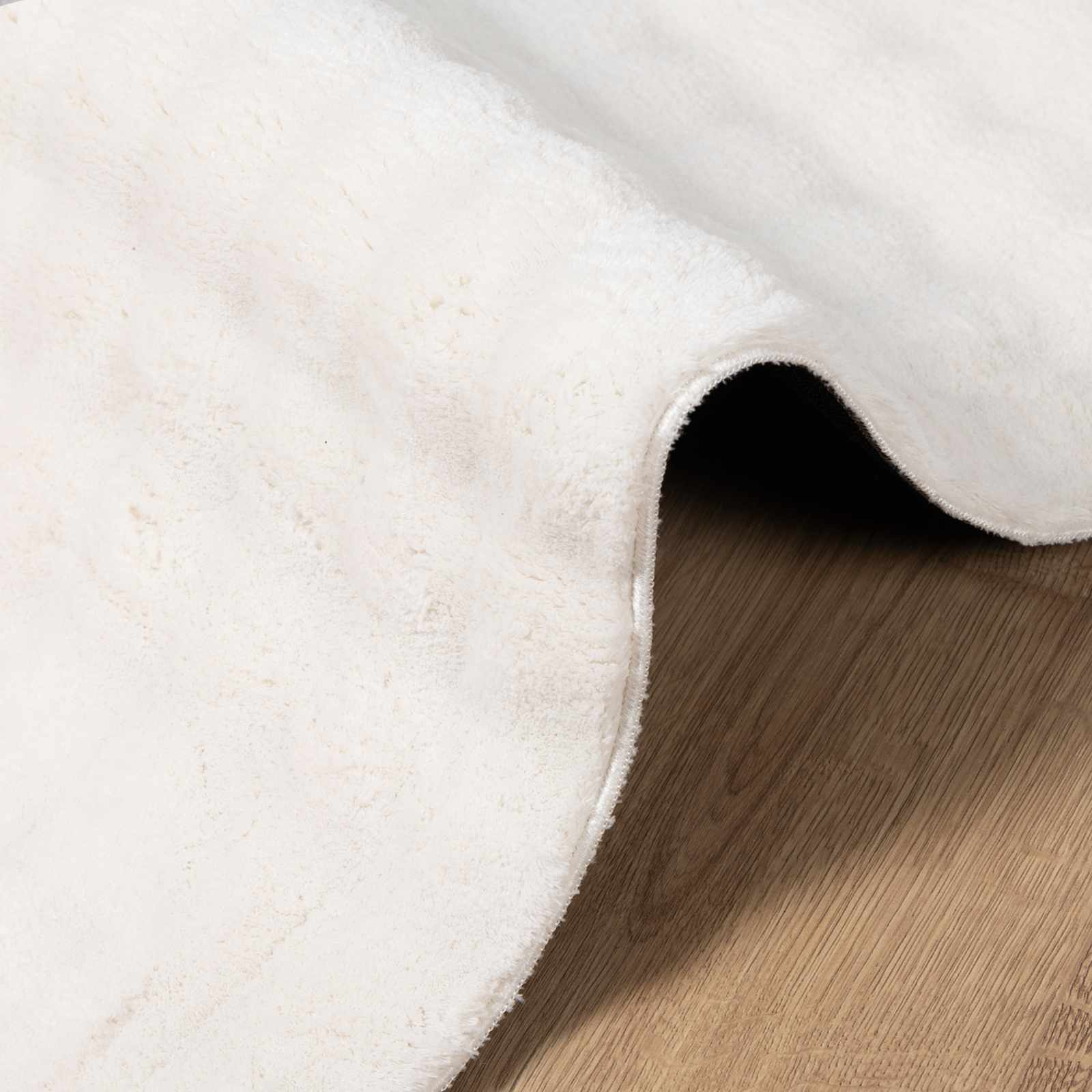 vidaXL Area Rugs Square SIROLO Cream 120 x 120 cm Polyester 5