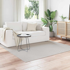 vidaXL Indoor Rug SIROLO Polyester Medium Pile Sand