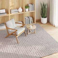 vidaXL Area Rugs Square SIROLO Sand 120 x 120 cm Polyester 3