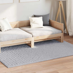 Indoor Rug SIROLO Polyester Medium Pile Grey 140 x 200 cm