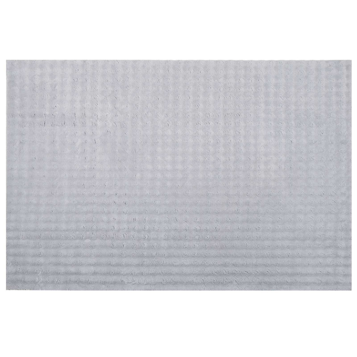 Indoor Rug SIROLO Polyester Medium Pile Grey 140 x 200 cm