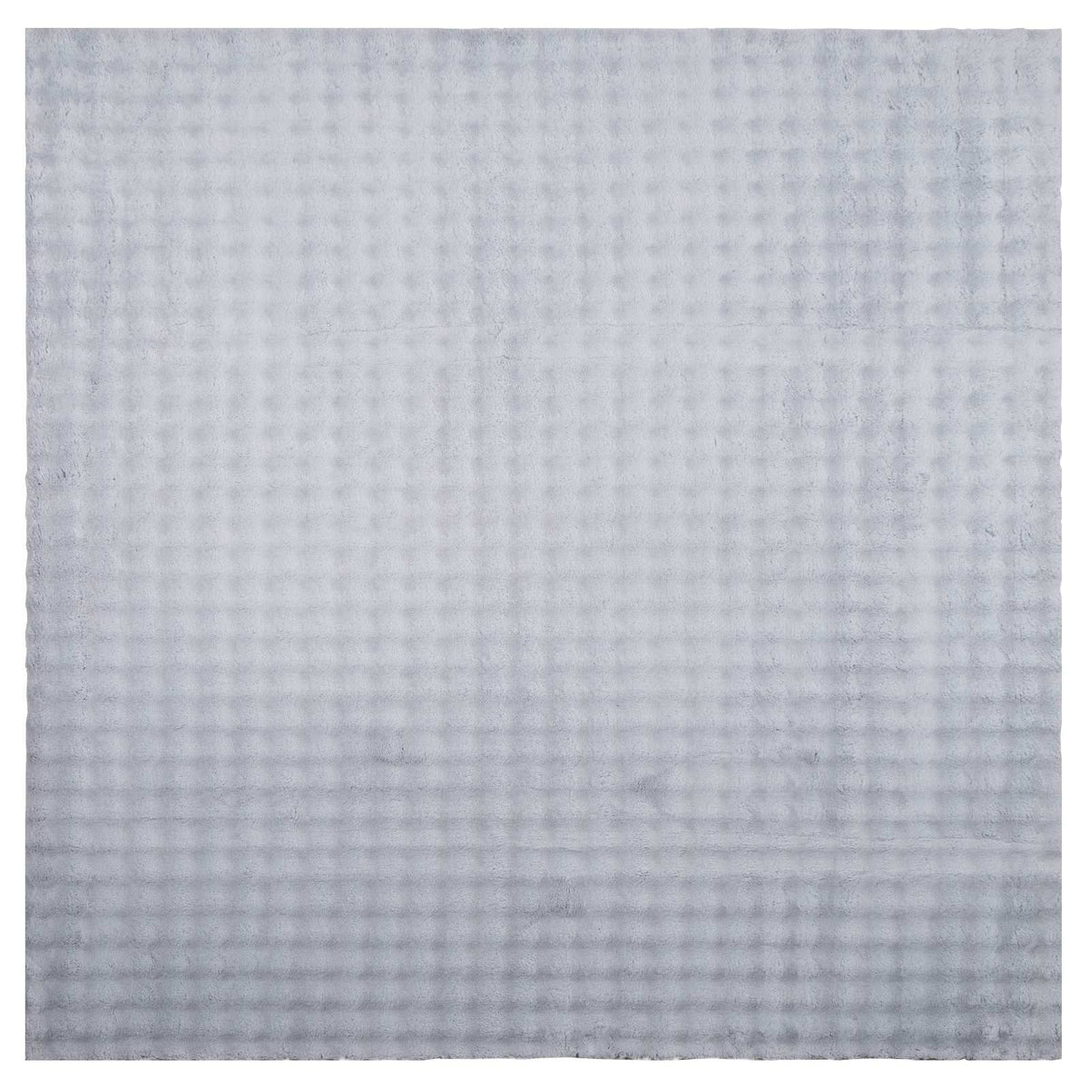 Indoor Rug SIROLO Polyester Medium Pile Grey 120 x 120 cm