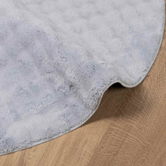 vidaXL Area Rugs Round SIROLO Grey Ø 160 CM Polyester 5