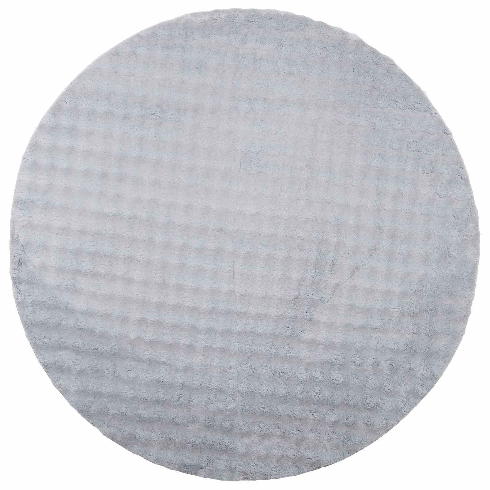 vidaXL Area Rugs Round SIROLO Grey Ø 160 CM Polyester 2