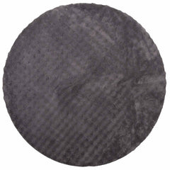 vidaXL Area Rugs Round SIROLO Anthracite Ø 120 CM Polyester 2