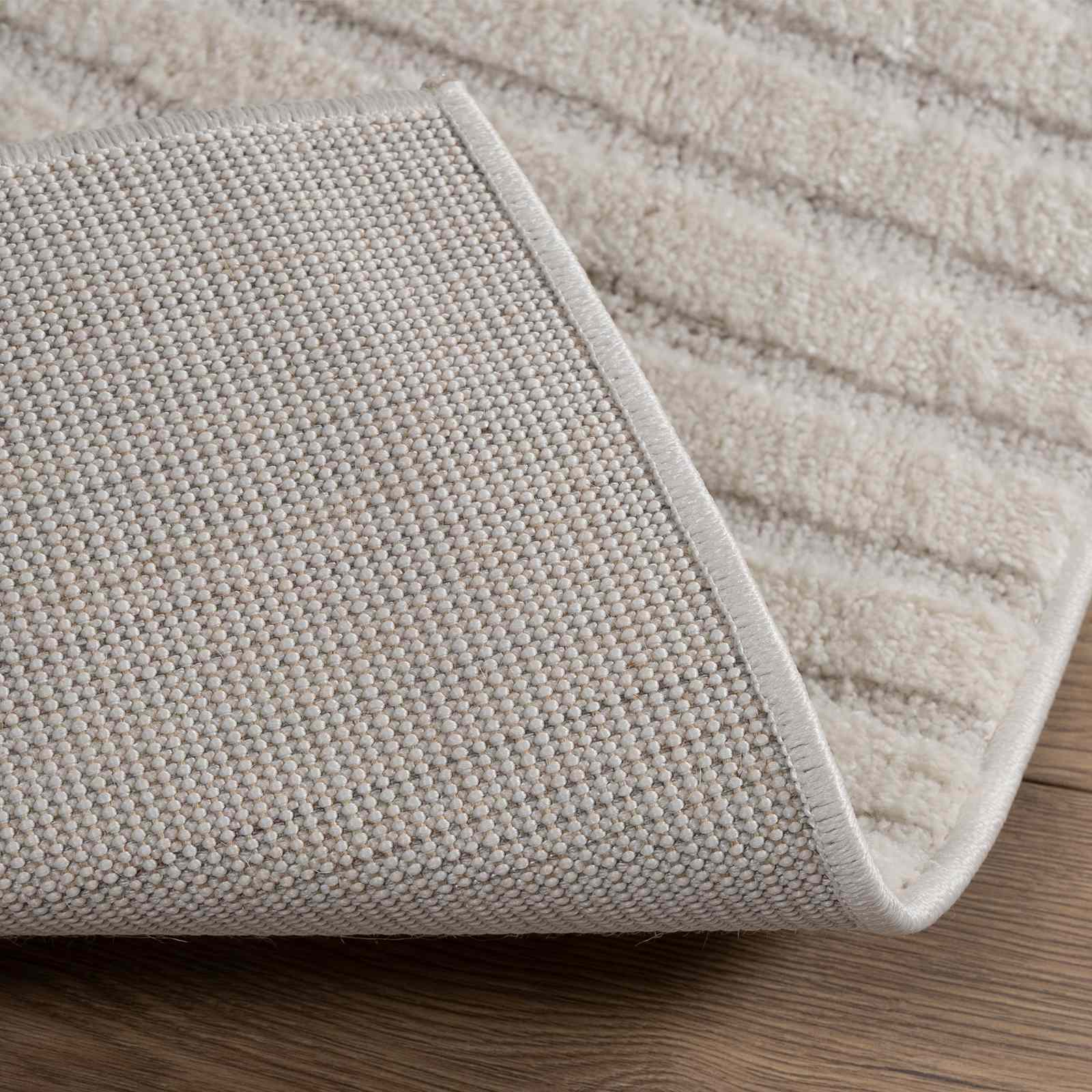 vidaXL Indoor Rug GALATI Cream 150 x 80 cm Polyester 4