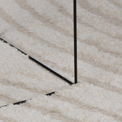 vidaXL Indoor Rug GALATI Cream Ø 160 CM Polyester 6