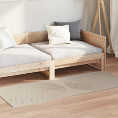 vidaXL Indoor Rug GALATI Beige 150 x 80 cm Polyester 3