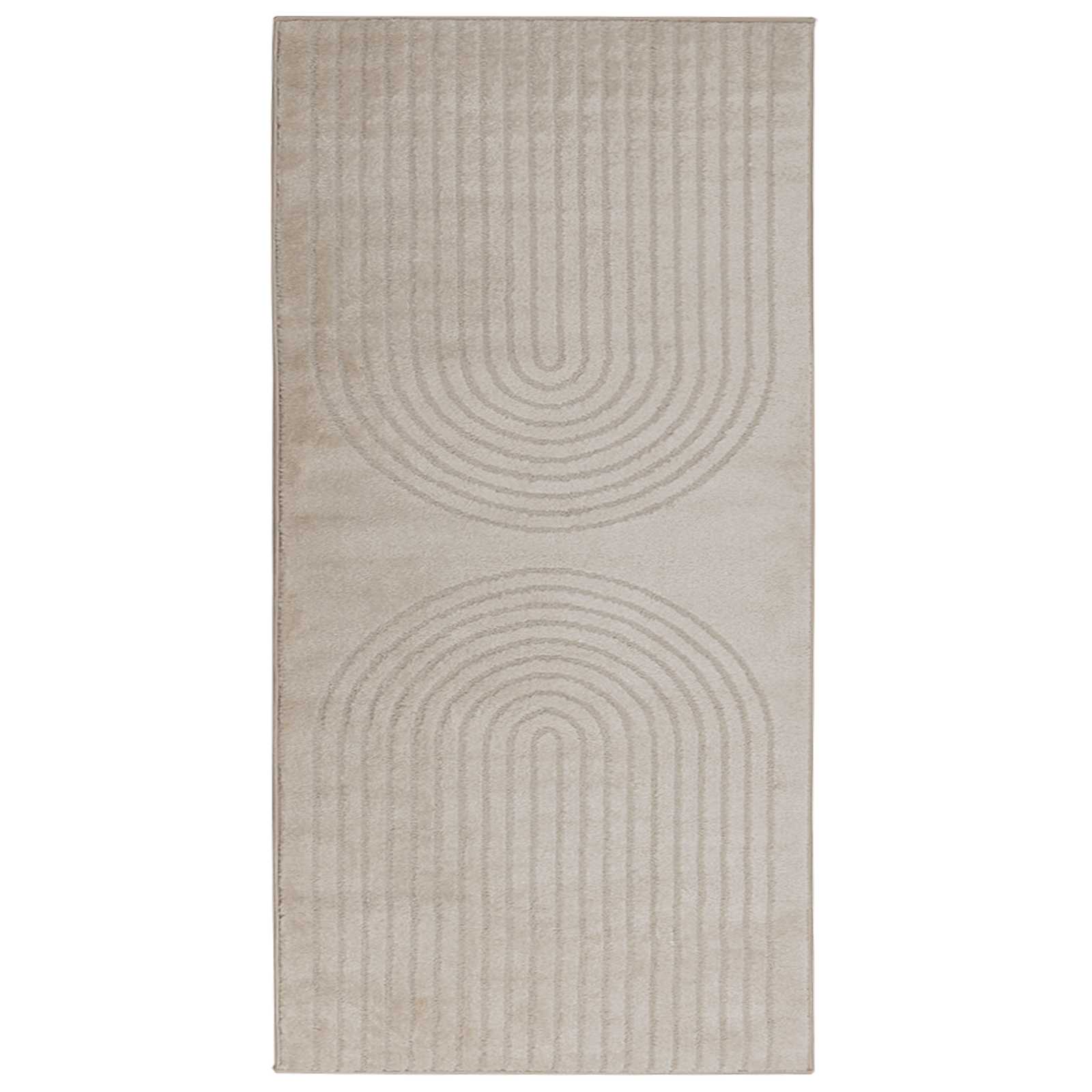 vidaXL Indoor Rug GALATI Beige 150 x 80 cm Polyester 2