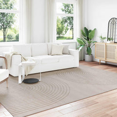 vidaXL Indoor Rug GALATI Polyester Beige