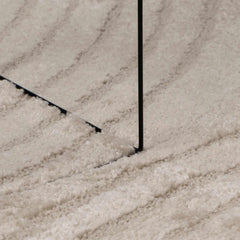 vidaXL Indoor Rug GALATI Beige Ø 120 CM Polyester 6