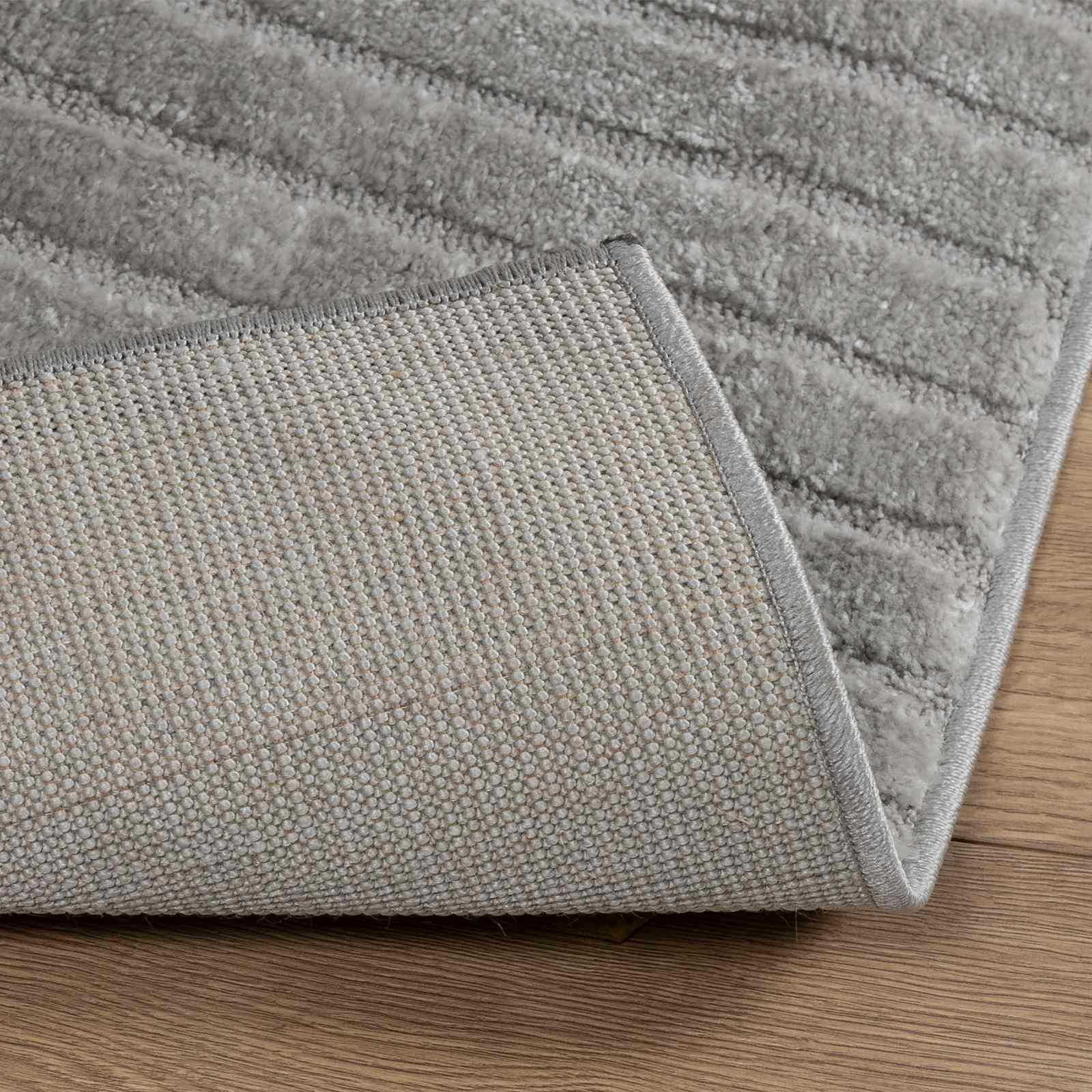 vidaXL Indoor Rug GALATI Grey 150 x 80 cm Polyester 4
