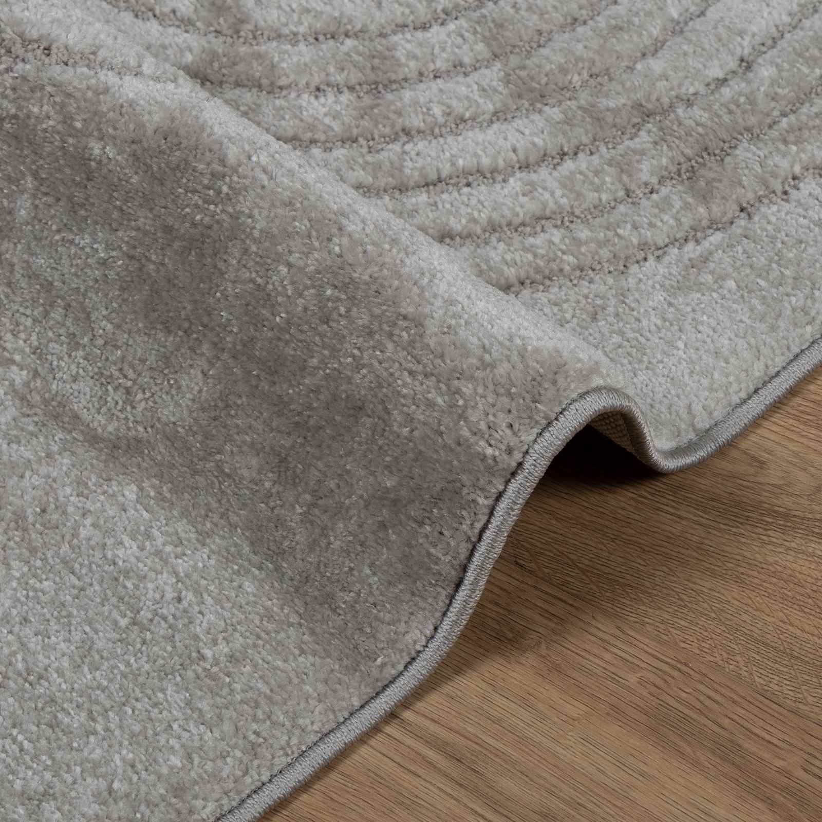vidaXL Indoor Rug GALATI Grey 150 x 80 cm Polyester 5