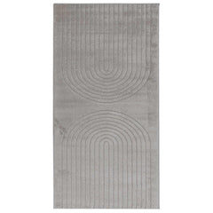 vidaXL Indoor Rug GALATI Grey 150 x 80 cm Polyester 2