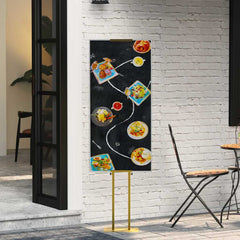 Trade Show Displays 30 x 23.5 x 210 cm Steel Gold 2