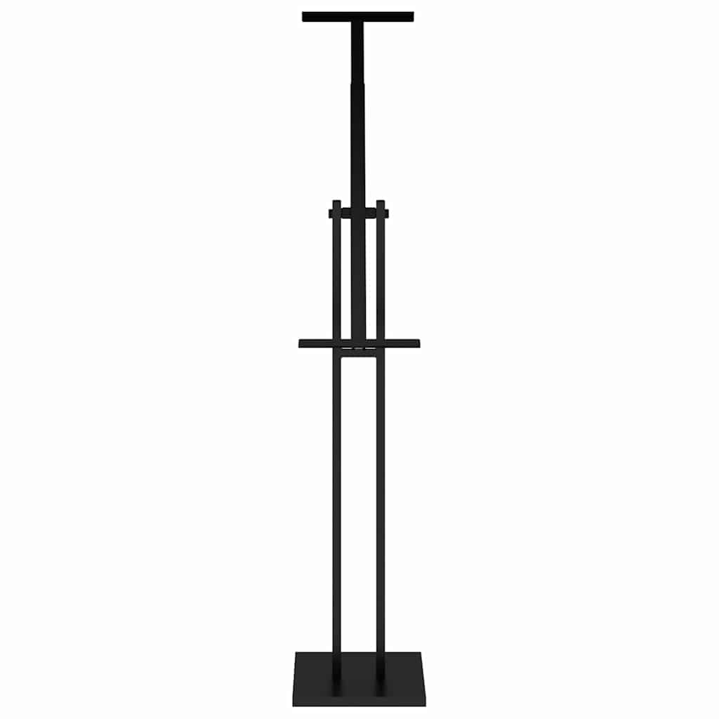 vidaXL Trade Show Displays 2 pcs Black 26.5 x 26.5 x 150 cm Steel 2