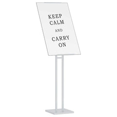 vidaXL Trade Show Displays 2 pcs White 26.5 x 26.5 x 150 cm Steel 3