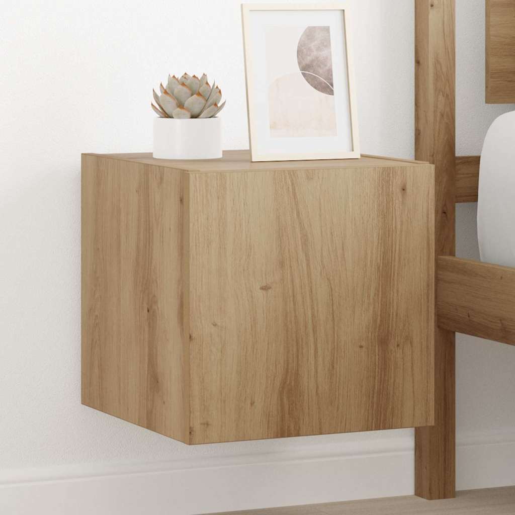 vidaXL TV Wall Cabinet 30.5 x 35 x 30 cm Artisian Oak Engineered Wood 5