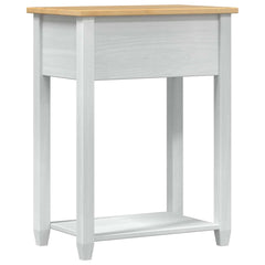 Console table 55 x 35 x 73 cm Solid Pine Wood White