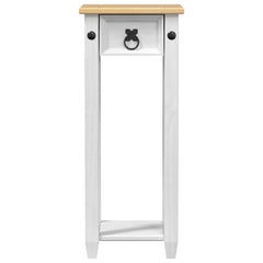 vidaXL Plant Stand White 30 x 30x 73 cm Solid Pine Wood 4