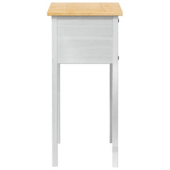 vidaXL Console table White 73 x 35 x 73 cm Solid Pine Wood 5