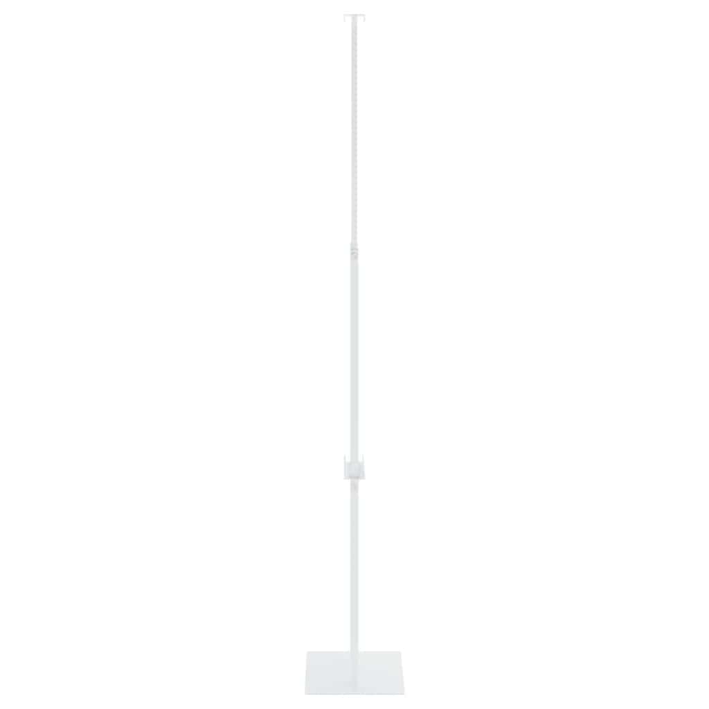vidaXL Trade Show Displays White 30 x 23.5 x 210 cm Steel 6