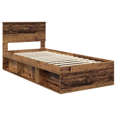 Bed Frame Headboard Engineered wood Old