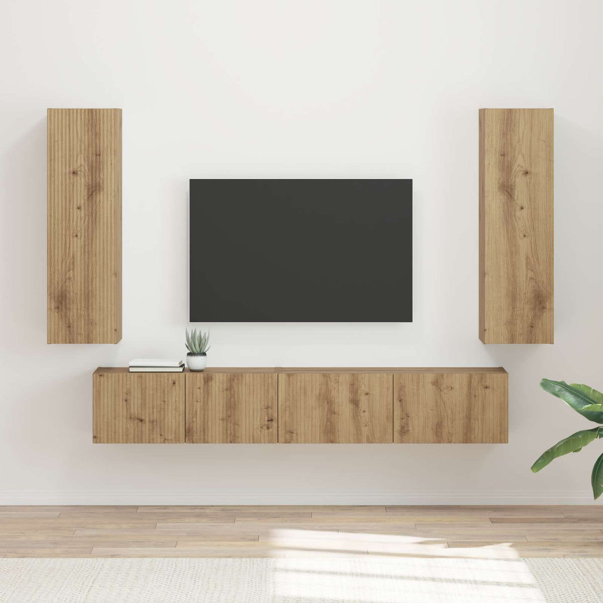 vidaXL TV Cabinet Set 3 pcs 29.5 x 31 x 100 cm