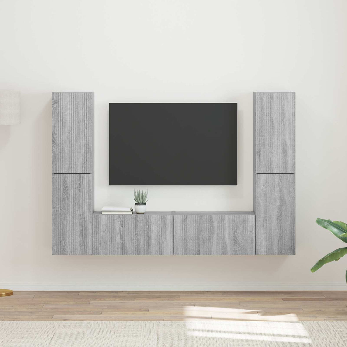 TV Cabinet Set 6 pcs 31 x 30 x 60 cm Grey sonoma