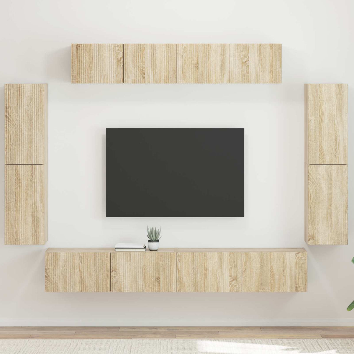 TV Cabinet 8 pcs 98 x 31 x 29.5 cm Sonoma oak