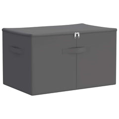Storage Box Non-woven fabric 90 L Anthracite 24 pcs 60 cm 35 cm 43 cm