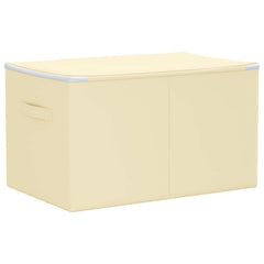 Storage Box Non-woven fabric 90 L Cream 6 pcs 55 cm 32 cm 35 cm