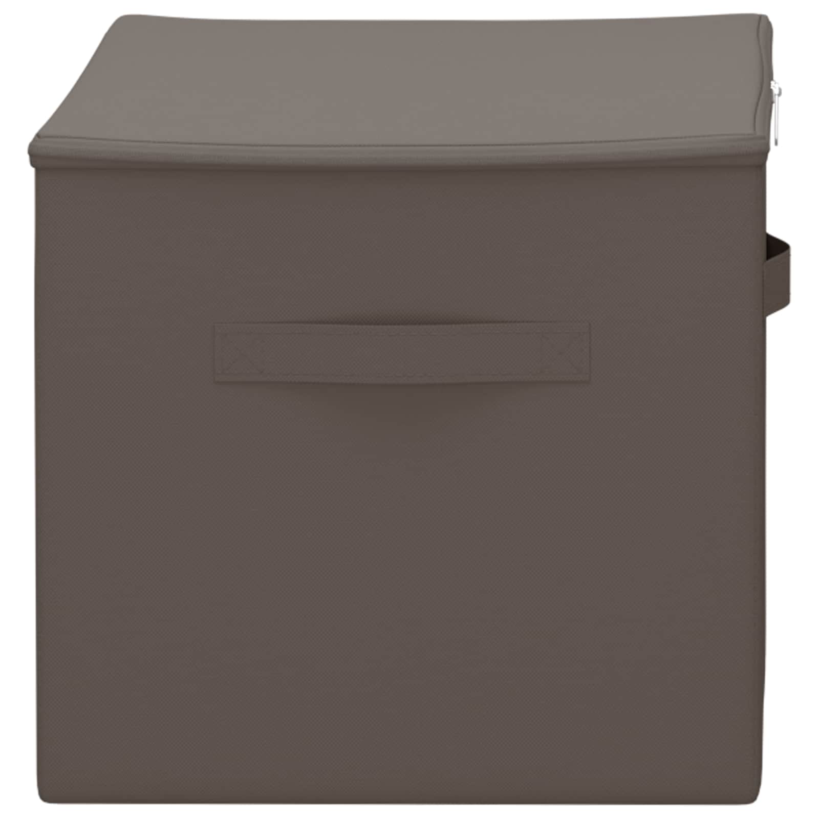 vidaXL Storage Box 6 pcs Non-woven fabric 55 x 35 x 32 cm 61.6 L 5