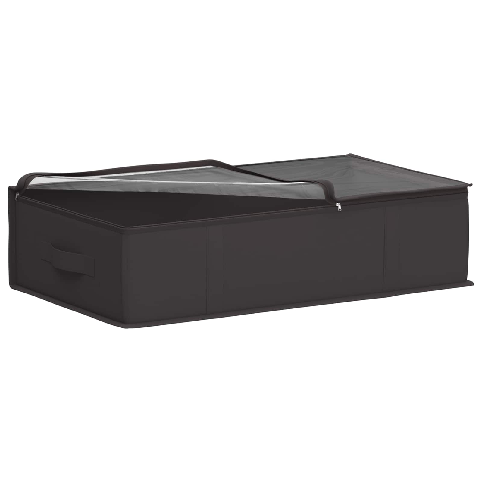 vidaXL Storage Box with Transparent Top Window 6 pcs Non-woven fabric 4